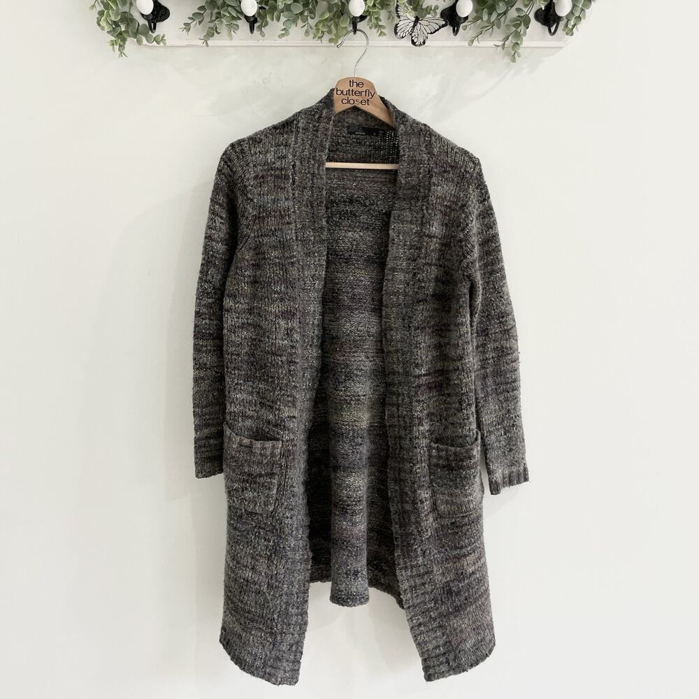 PrAna Women's Sabina Duster Cardigan Size S Long sleeve pockets Open cozy